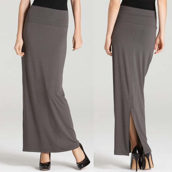 Eileen Fisher Dresses & Skirts - Eileen Fisher Foldover Maxi Pencil Skirt Back Vent